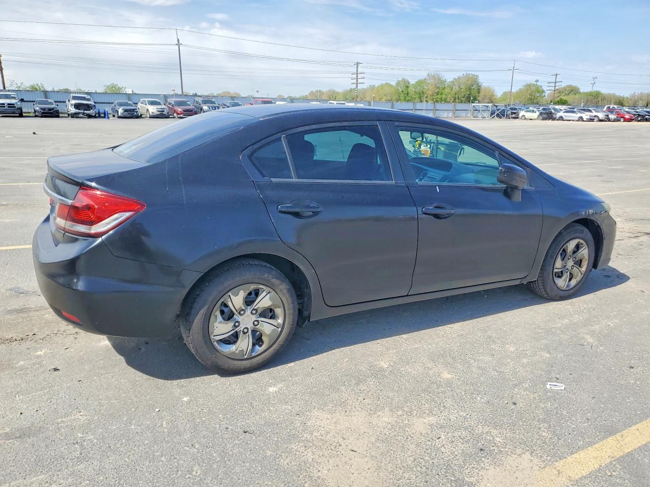 2015 Honda Civic Lx Black vin: 2HGFB2E57FH532713