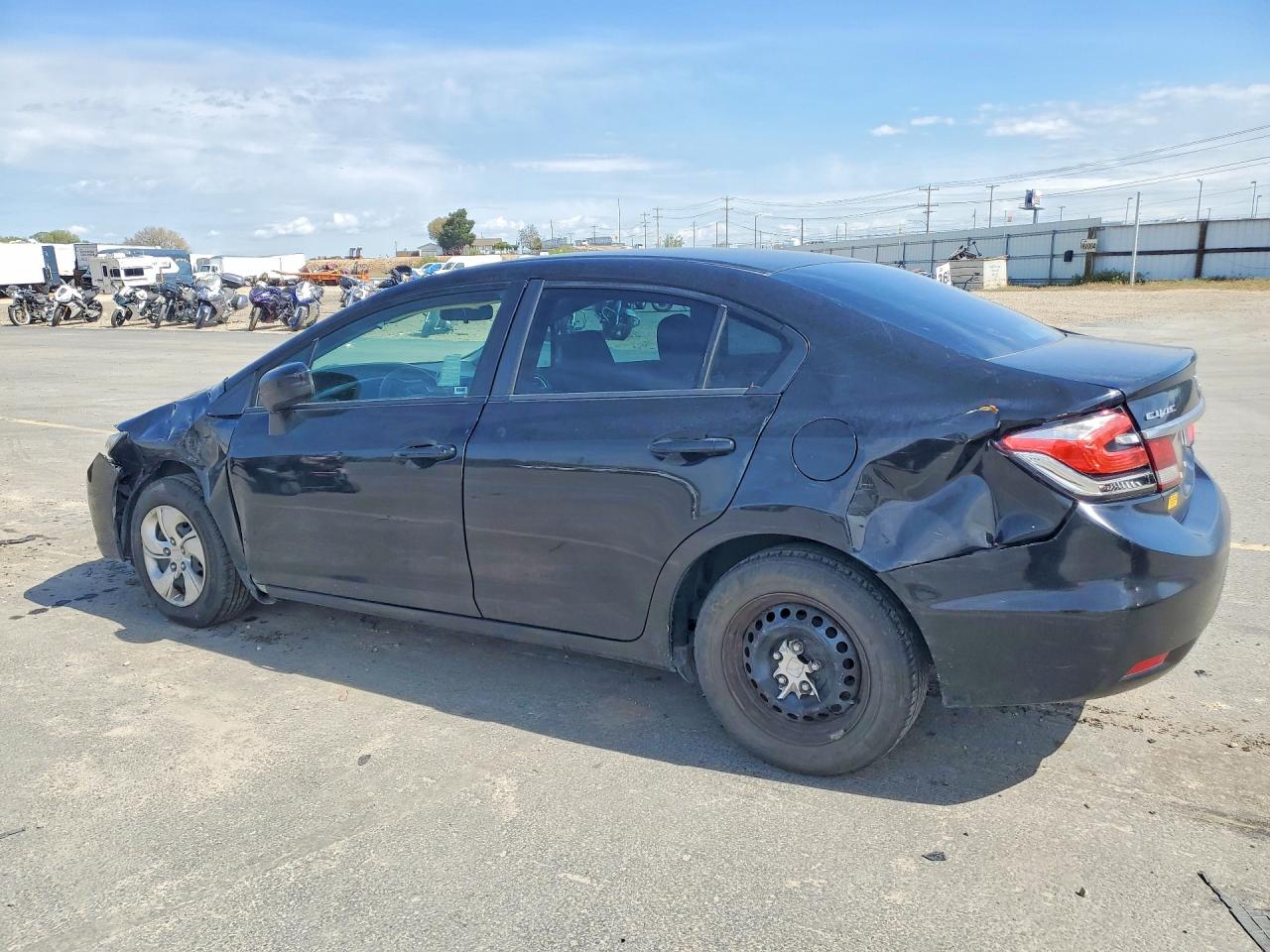 2015 Honda Civic Lx Black vin: 2HGFB2E57FH532713