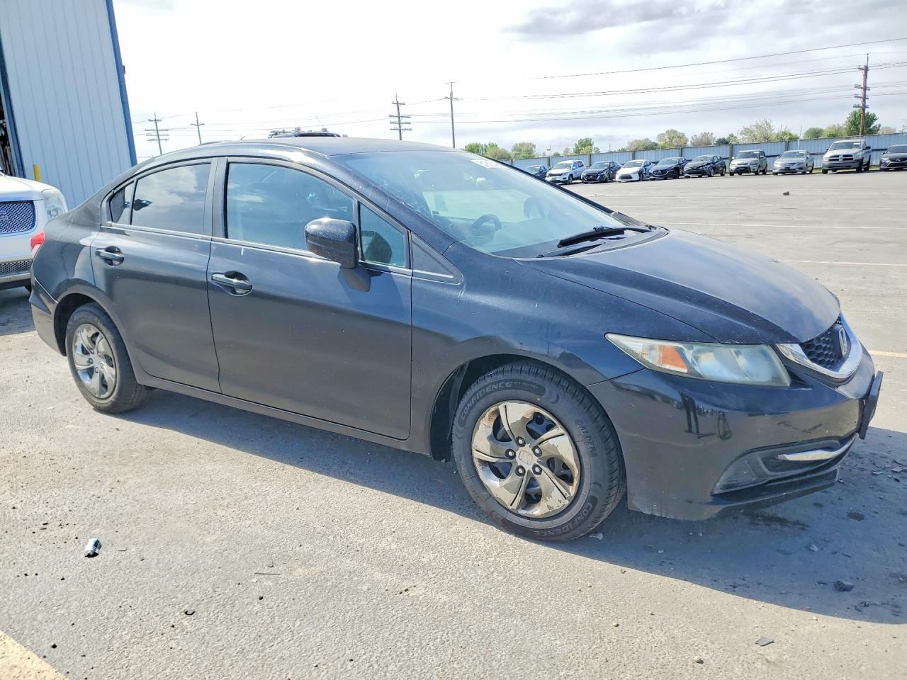 2015 Honda Civic Lx Black vin: 2HGFB2E57FH532713
