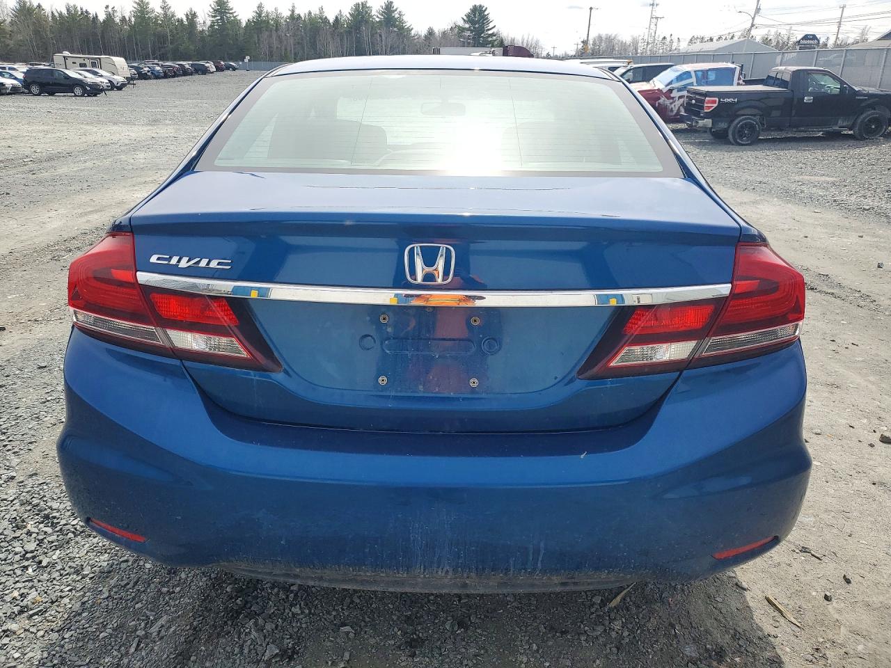 2015 Honda Civic Lx Blue vin: 2HGFB2E59FH008916
