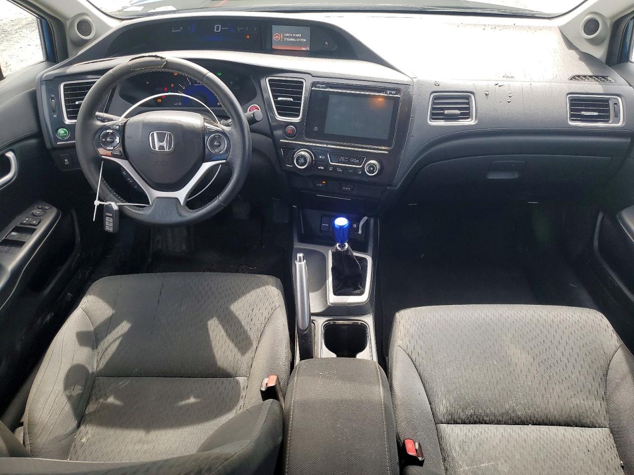 2015 Honda Civic Lx Blue vin: 2HGFB2E59FH008916