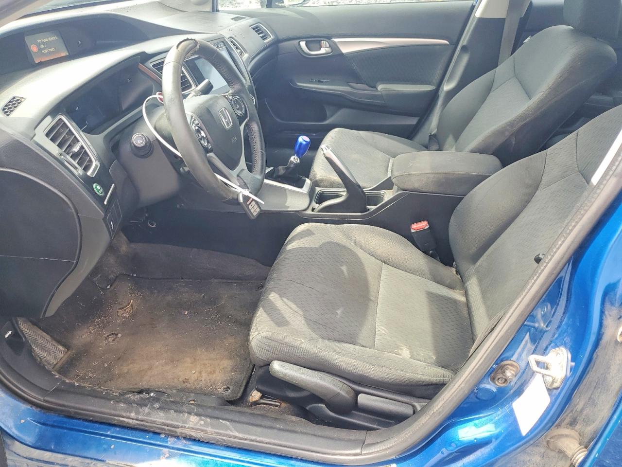 2015 Honda Civic Lx Blue vin: 2HGFB2E59FH008916