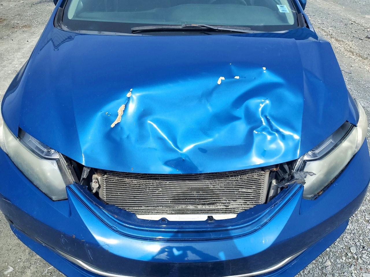 2015 Honda Civic Lx Blue vin: 2HGFB2E59FH008916