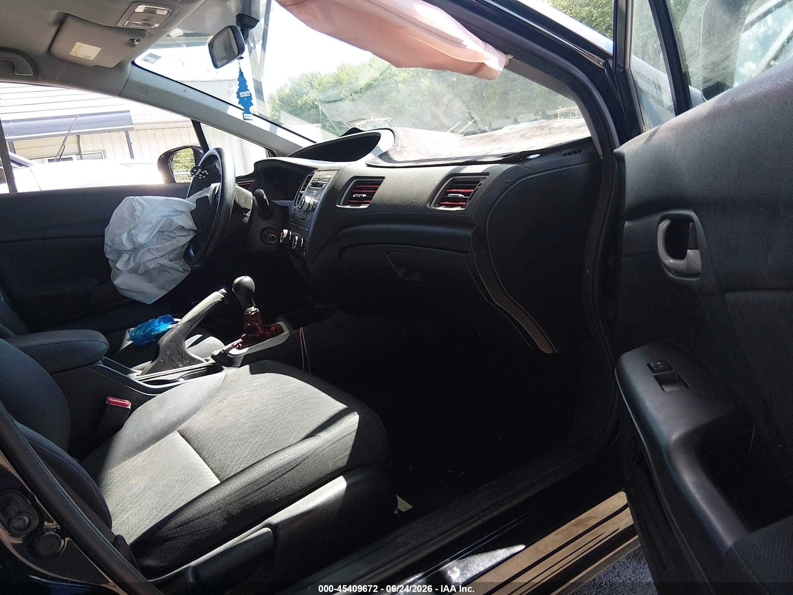 2014 Honda Civic Lx Black vin: 2HGFB2E5XEH507268