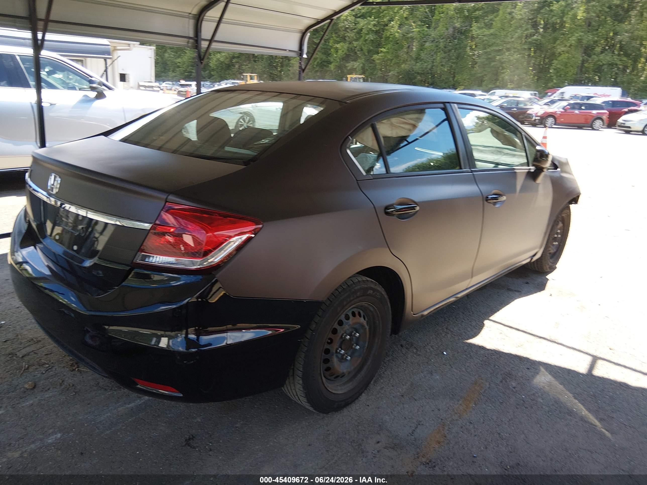 2014 Honda Civic Lx Black vin: 2HGFB2E5XEH507268