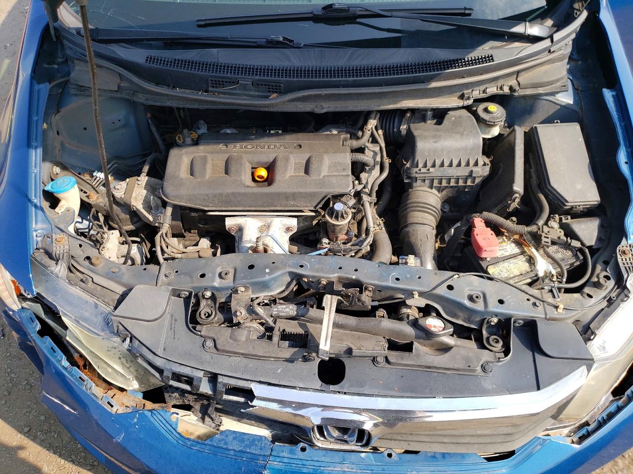 2012 Honda Civic Dx Blue vin: 2HGFB2F21CH503868