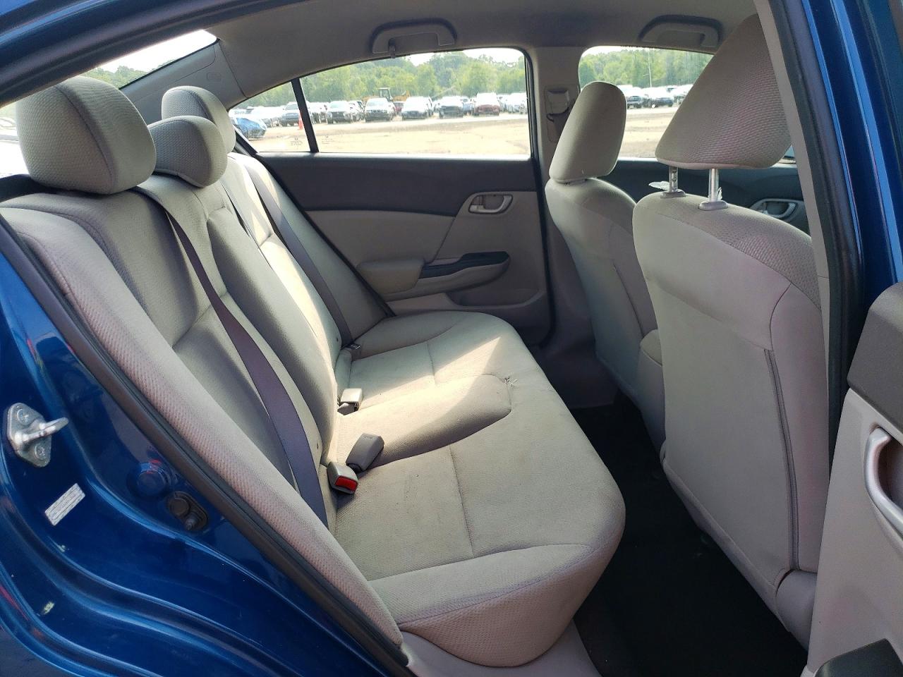 2012 Honda Civic Dx Blue vin: 2HGFB2F21CH503868