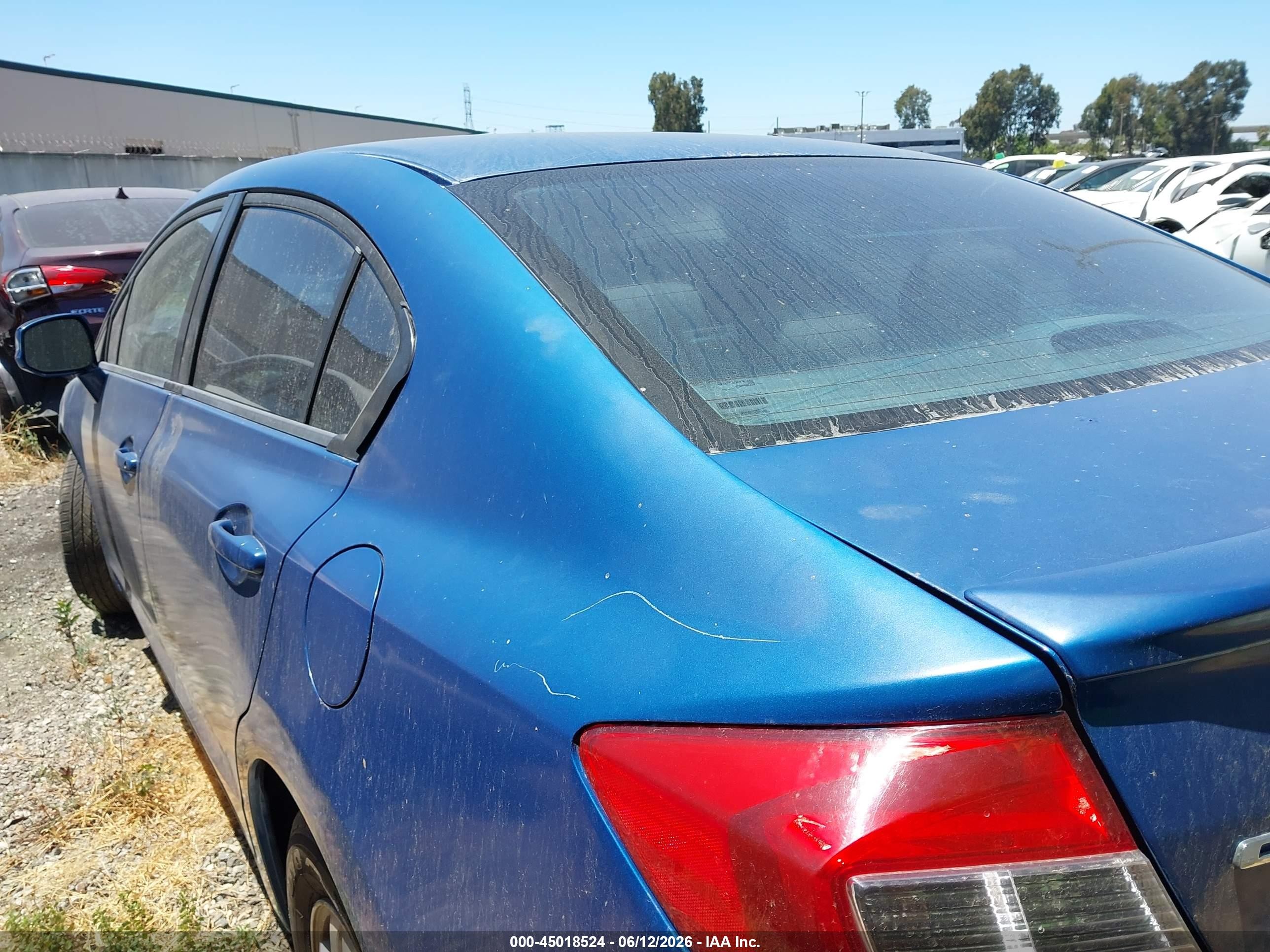 2012 Honda Civic Dx Black vin: 2HGFB2F2XCH502587