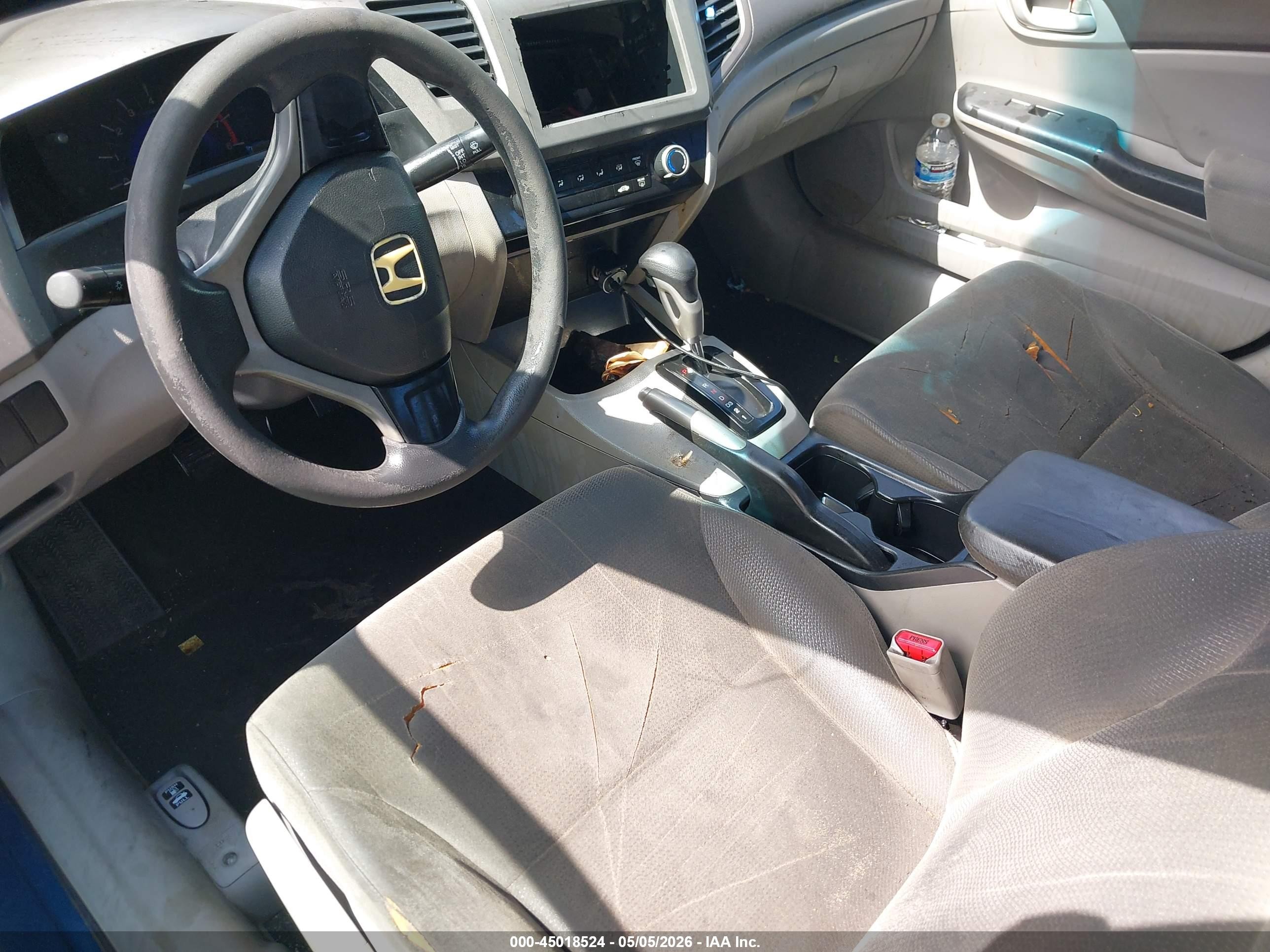 2012 Honda Civic Dx Black vin: 2HGFB2F2XCH502587