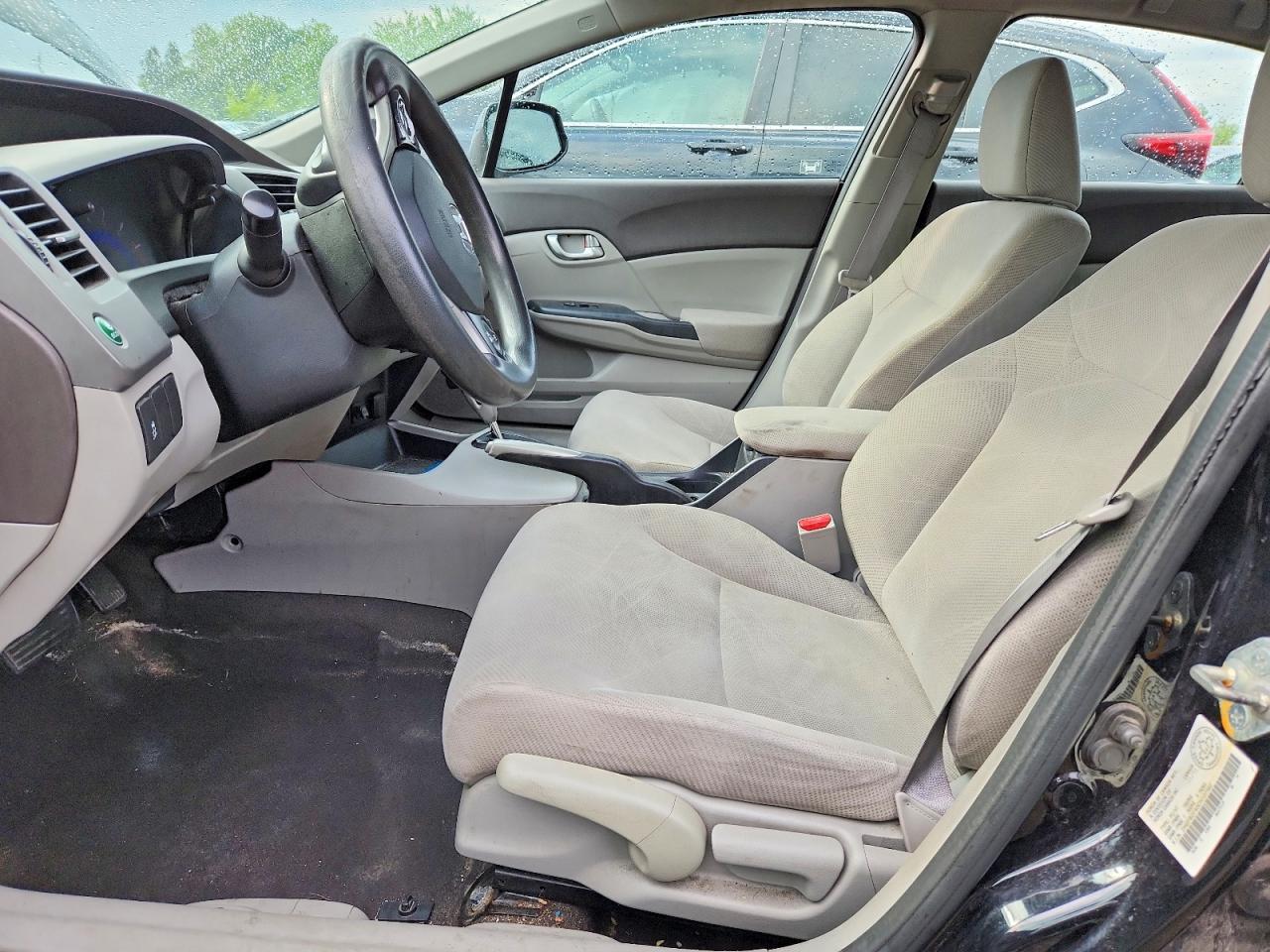 2012 Honda Civic Lx Black vin: 2HGFB2F40CH107562