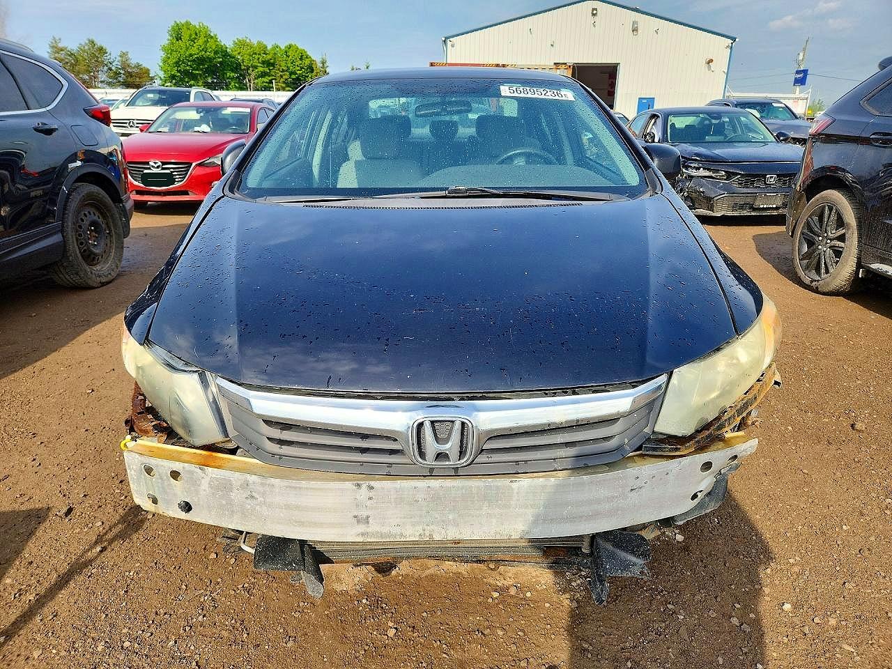 2012 Honda Civic Lx Black vin: 2HGFB2F40CH107562