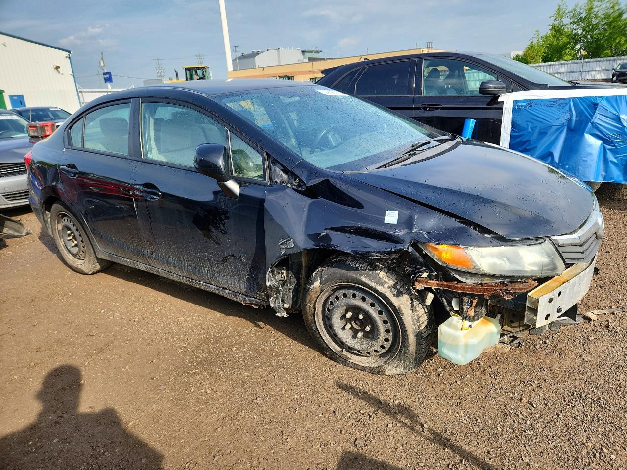 2012 Honda Civic Lx Black vin: 2HGFB2F40CH107562
