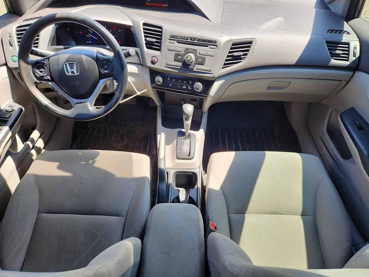 2012 Honda Civic Lx Gray vin: 2HGFB2F40CH110526