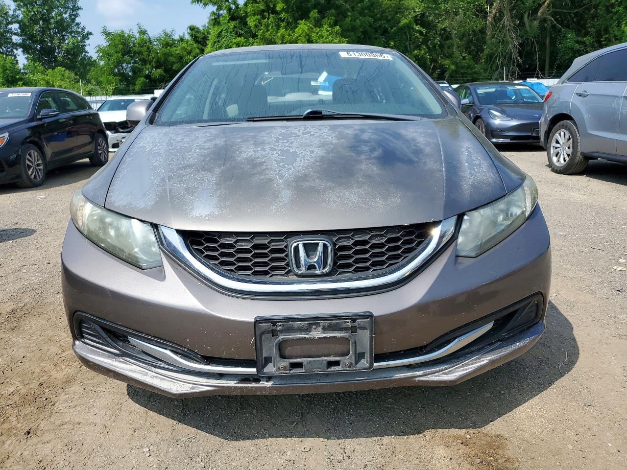 2013 Honda Civic Lx Brown vin: 2HGFB2F40DH021976