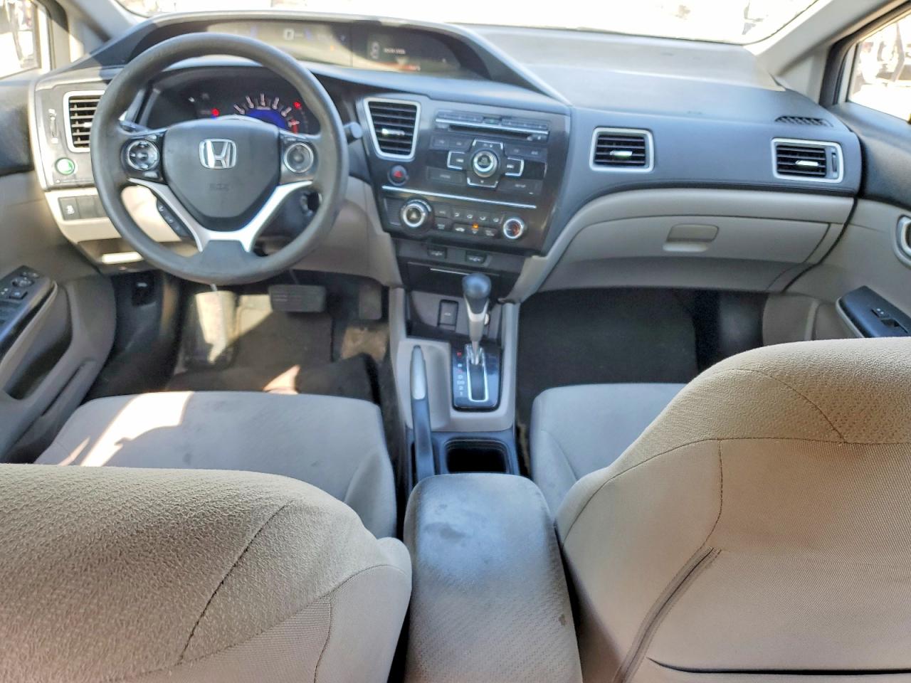 2013 Honda Civic Lx Silver vin: 2HGFB2F40DH041810
