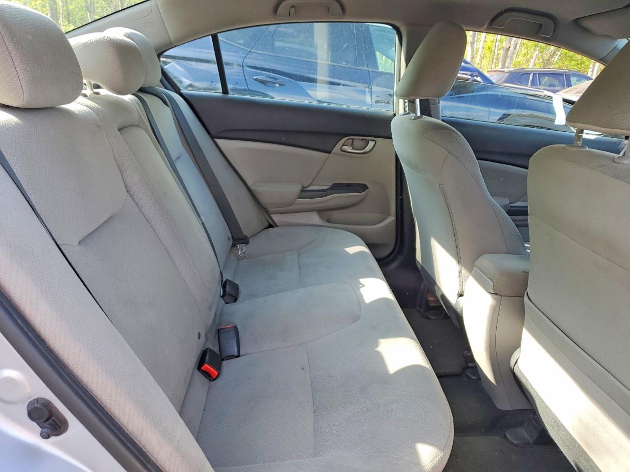 2013 Honda Civic Lx Silver vin: 2HGFB2F40DH041810