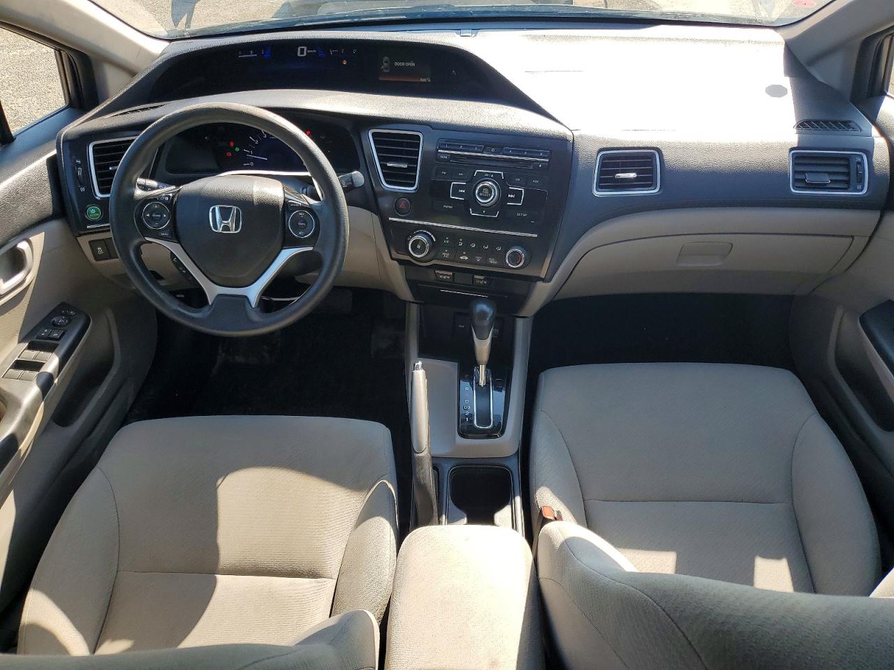 2013 Honda Civic Lx Gray vin: 2HGFB2F40DH105697