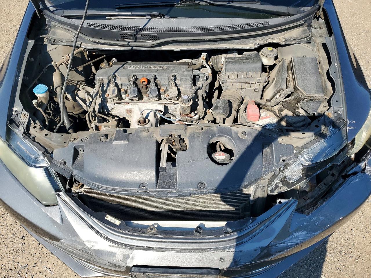 2013 Honda Civic Lx Gray vin: 2HGFB2F40DH105697