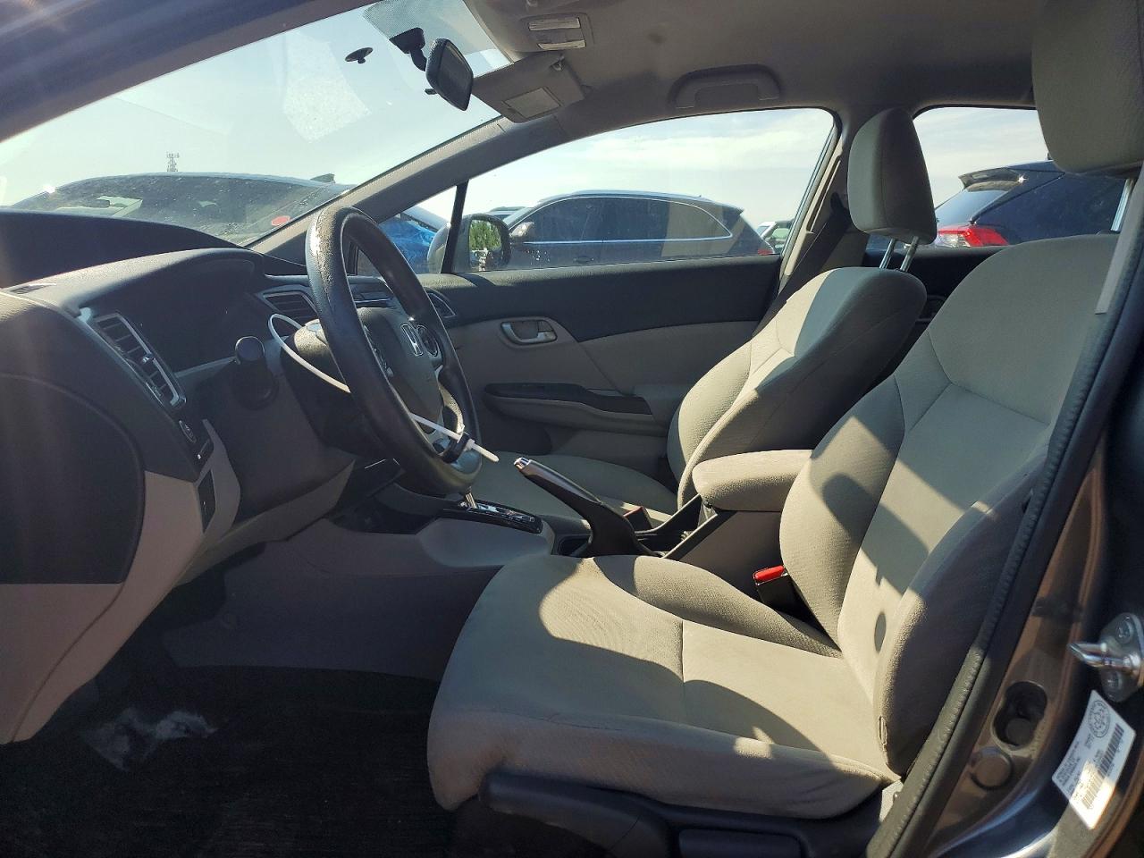2013 Honda Civic Lx Gray vin: 2HGFB2F40DH105697