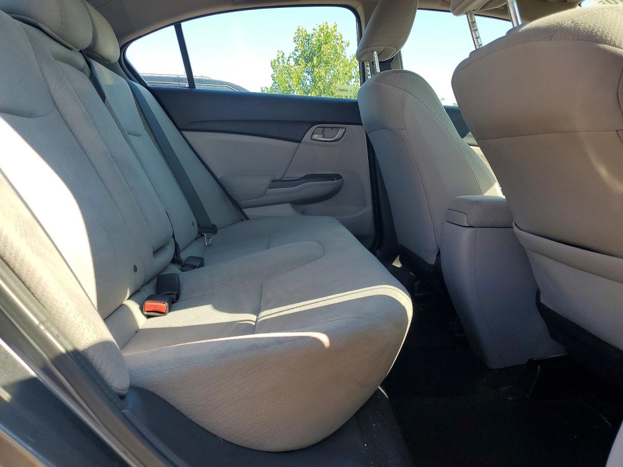 2013 Honda Civic Lx Gray vin: 2HGFB2F40DH105697