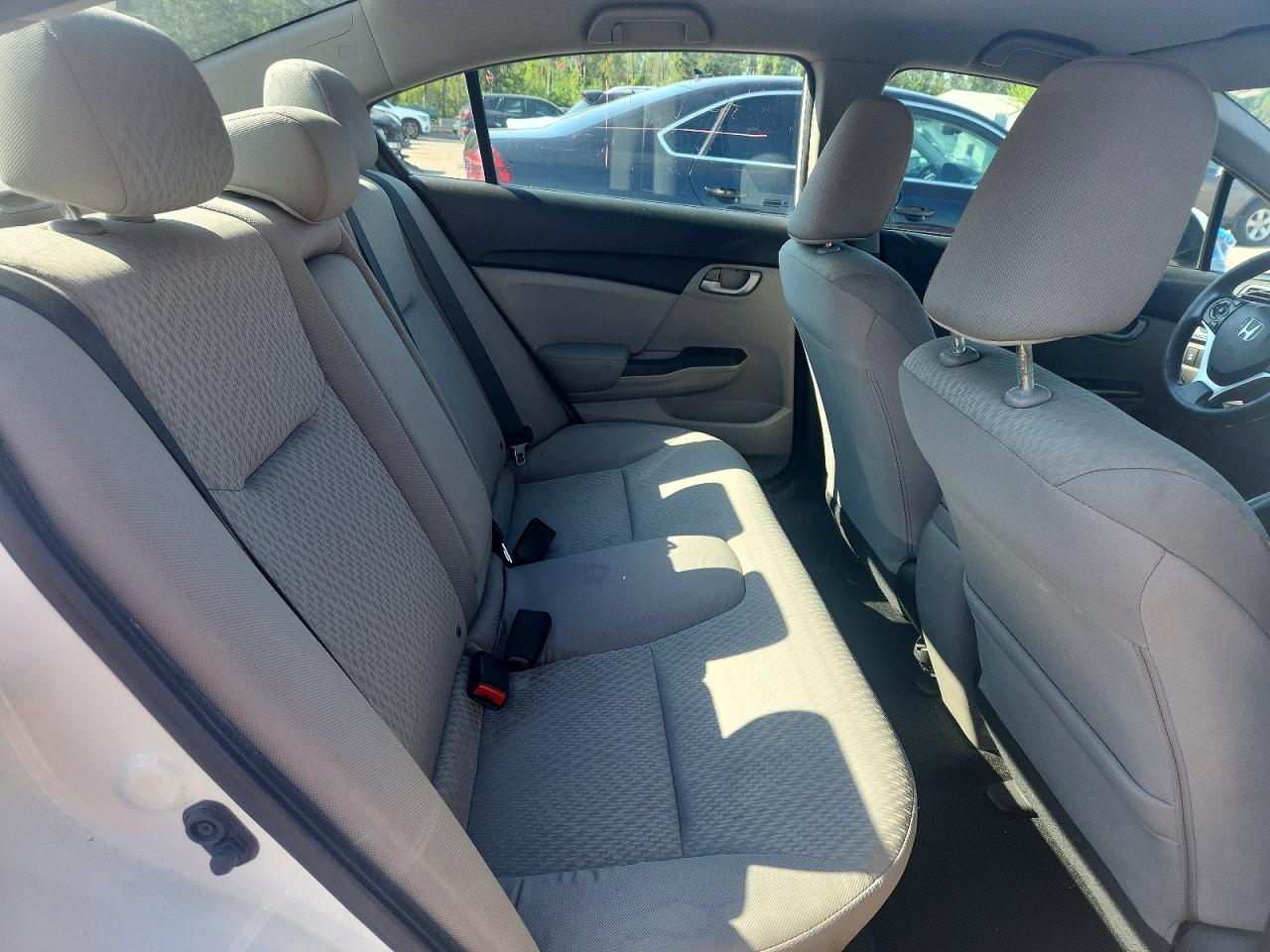 2014 Honda Civic Lx White vin: 2HGFB2F40EH002491