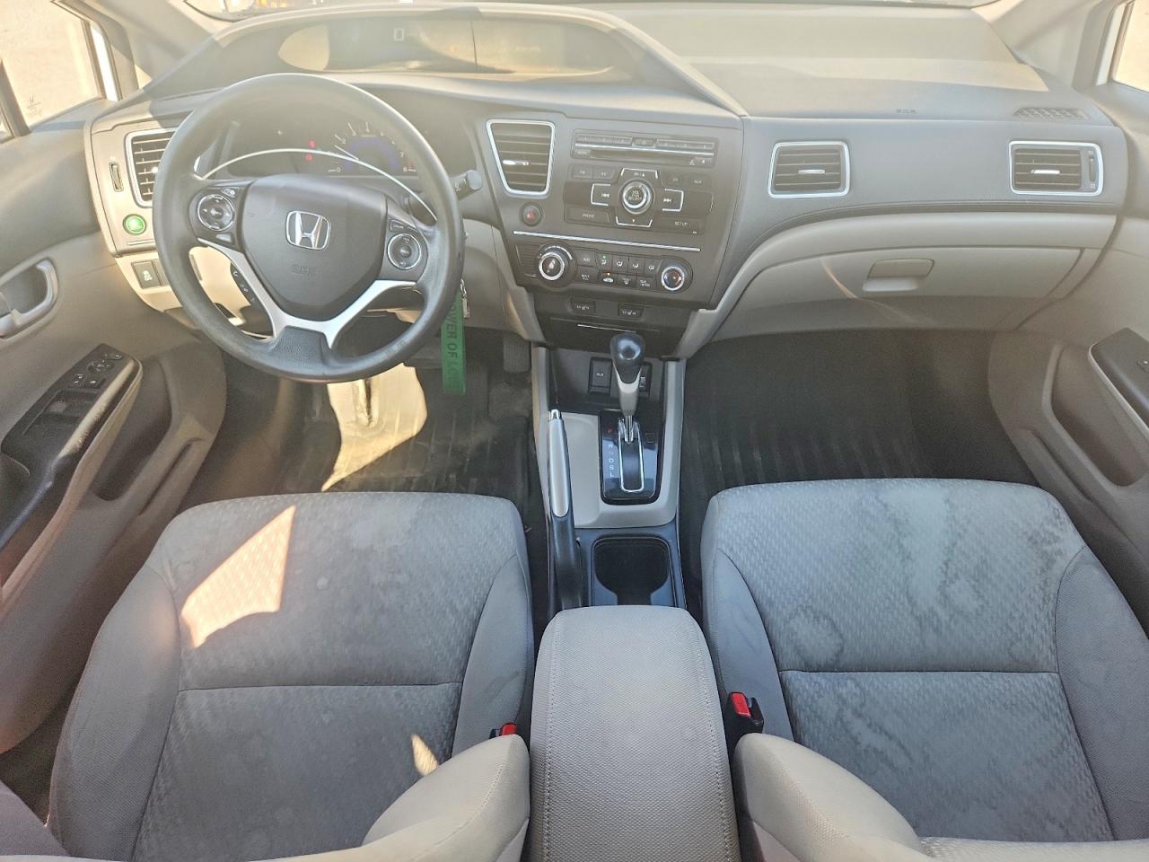 2014 Honda Civic Lx White vin: 2HGFB2F40EH002491