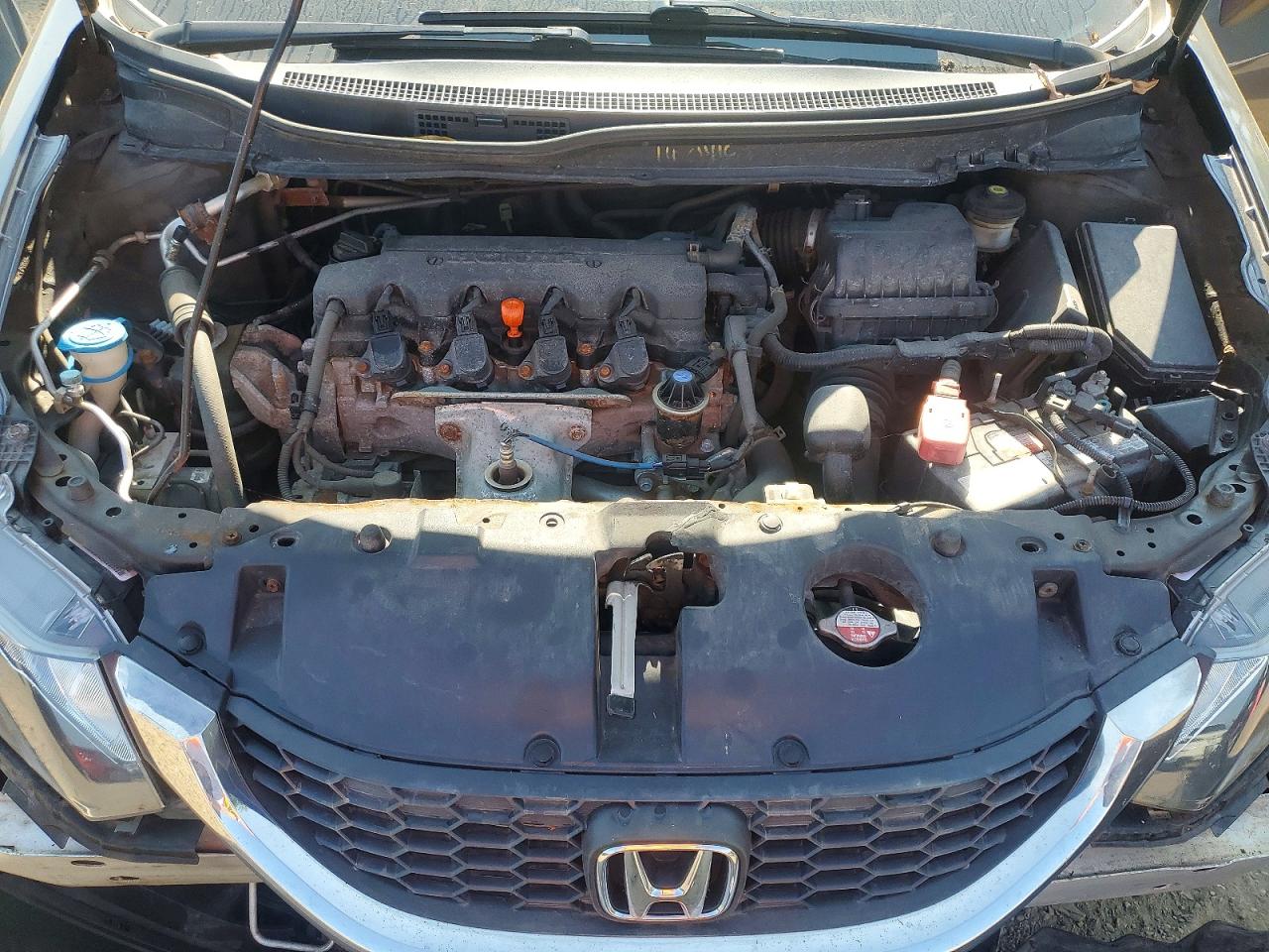2014 Honda Civic Lx Gray vin: 2HGFB2F40EH017766
