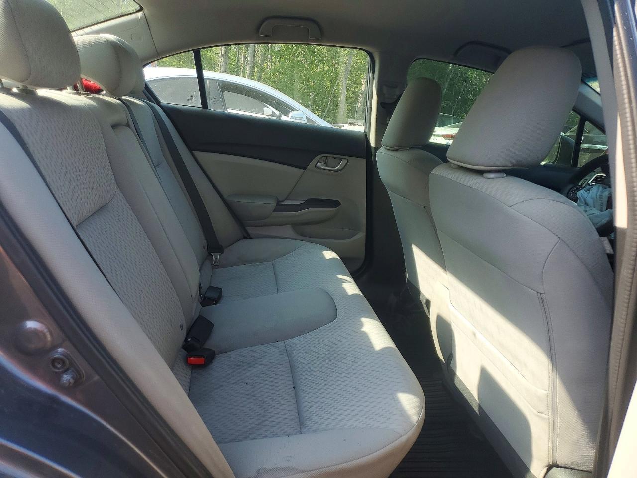 2014 Honda Civic Lx Gray vin: 2HGFB2F40EH017766