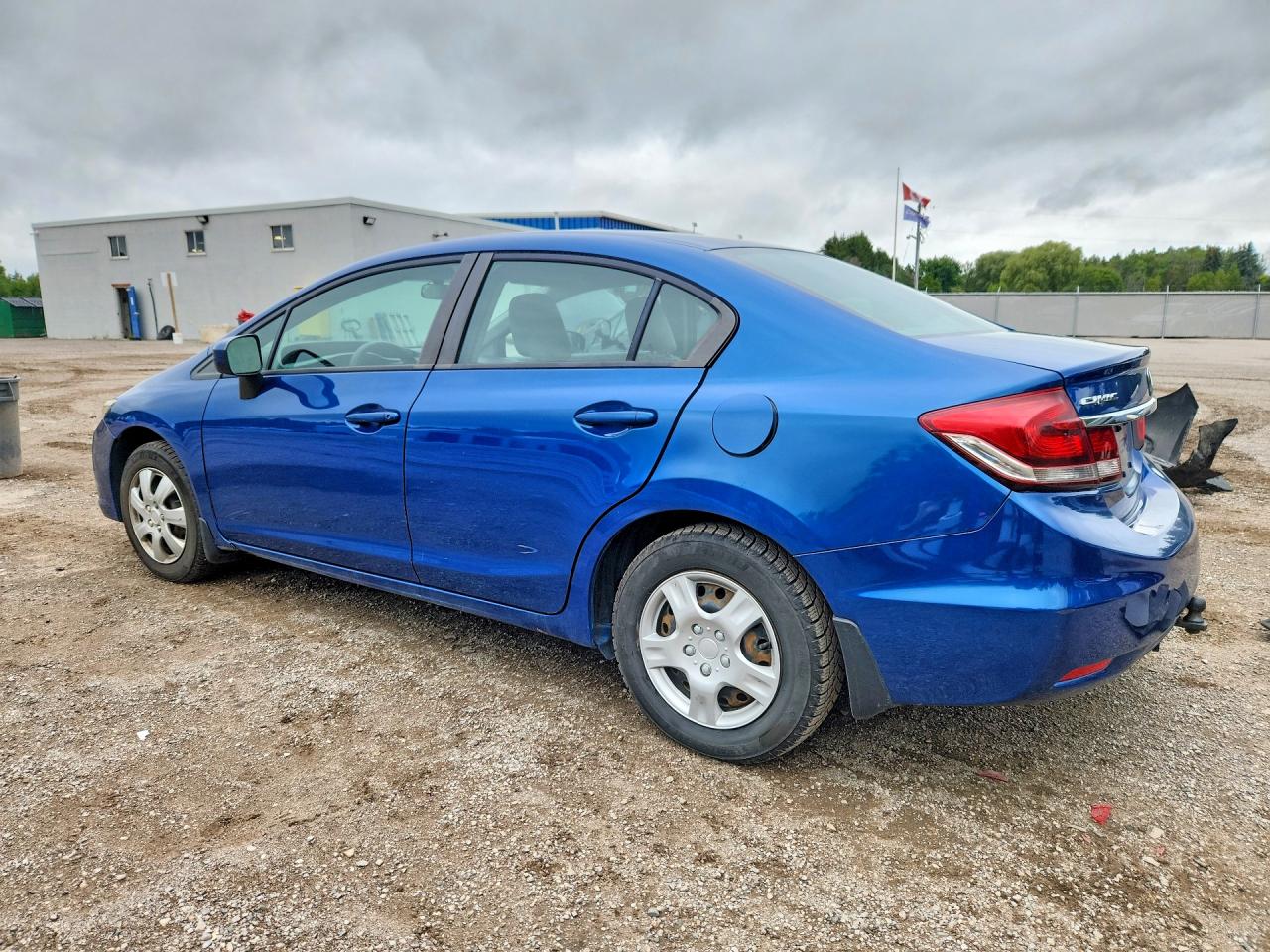 2015 Honda Civic Lx Blue vin: 2HGFB2F40FH005926