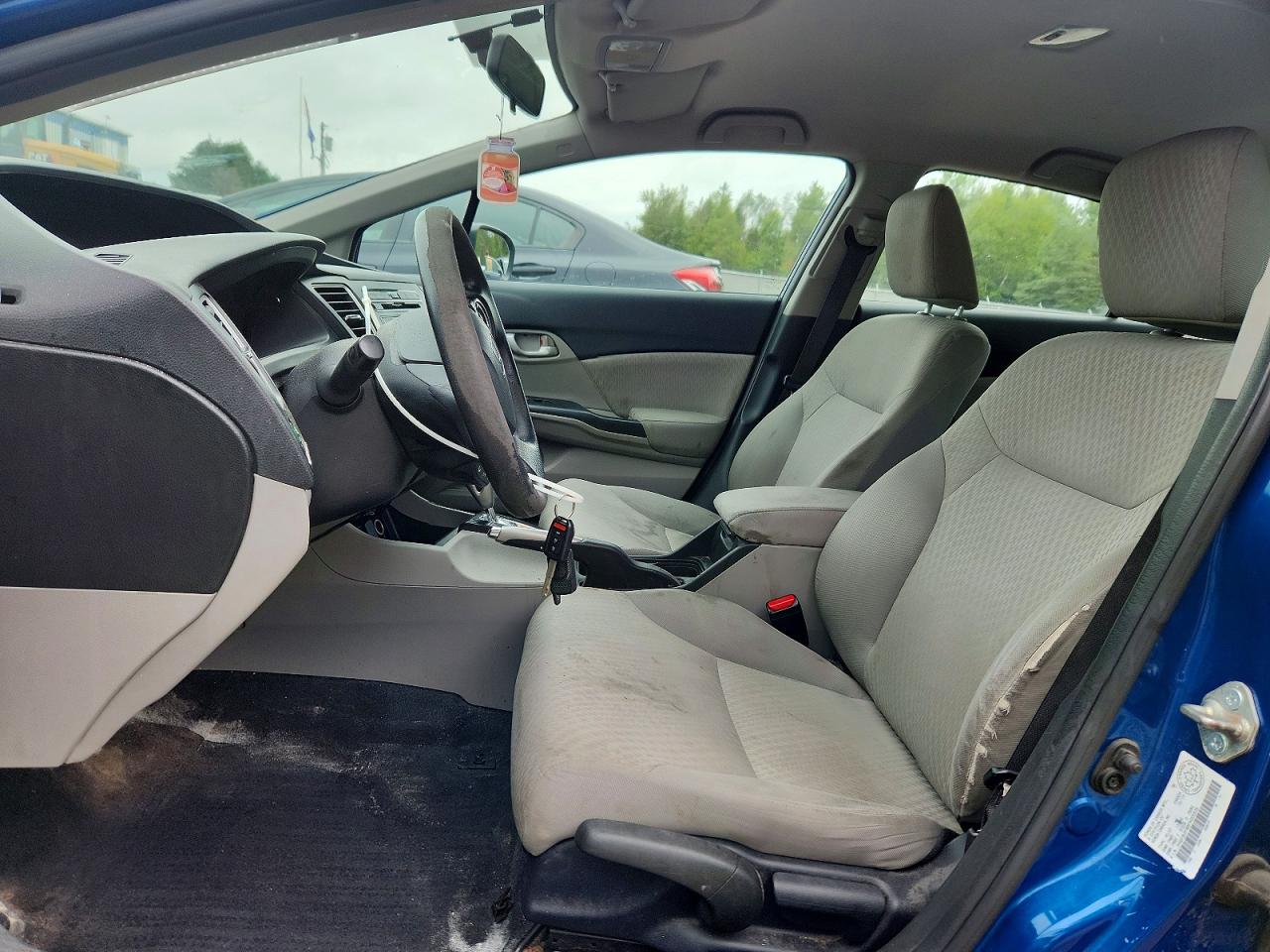 2015 Honda Civic Lx Blue vin: 2HGFB2F40FH005926