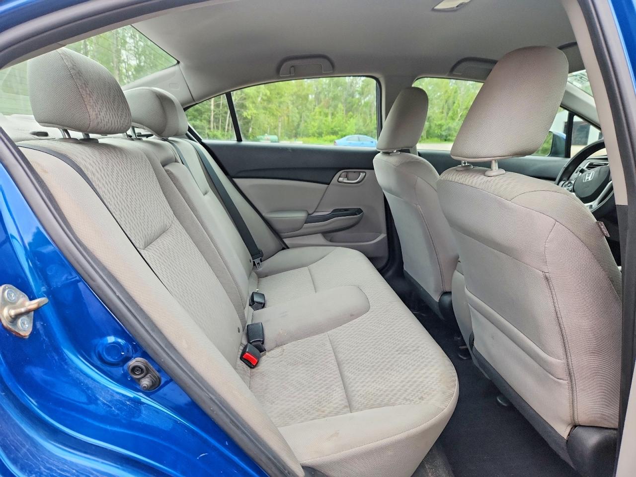2015 Honda Civic Lx Blue vin: 2HGFB2F40FH005926