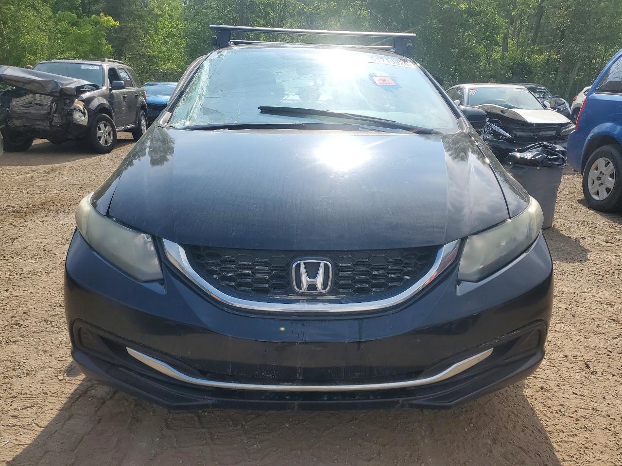2015 Honda Civic Lx Black vin: 2HGFB2F40FH028039