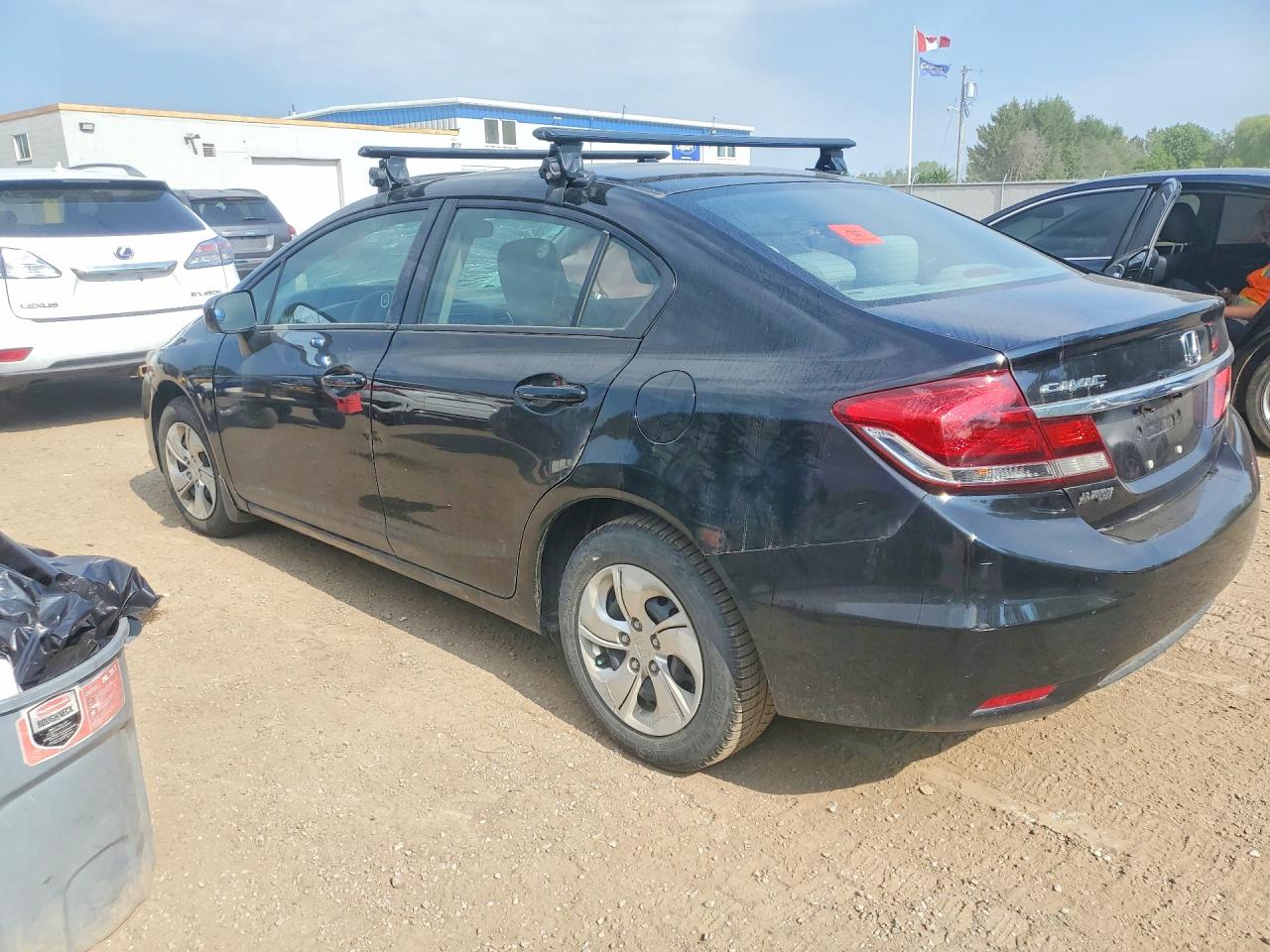 2015 Honda Civic Lx Black vin: 2HGFB2F40FH028039