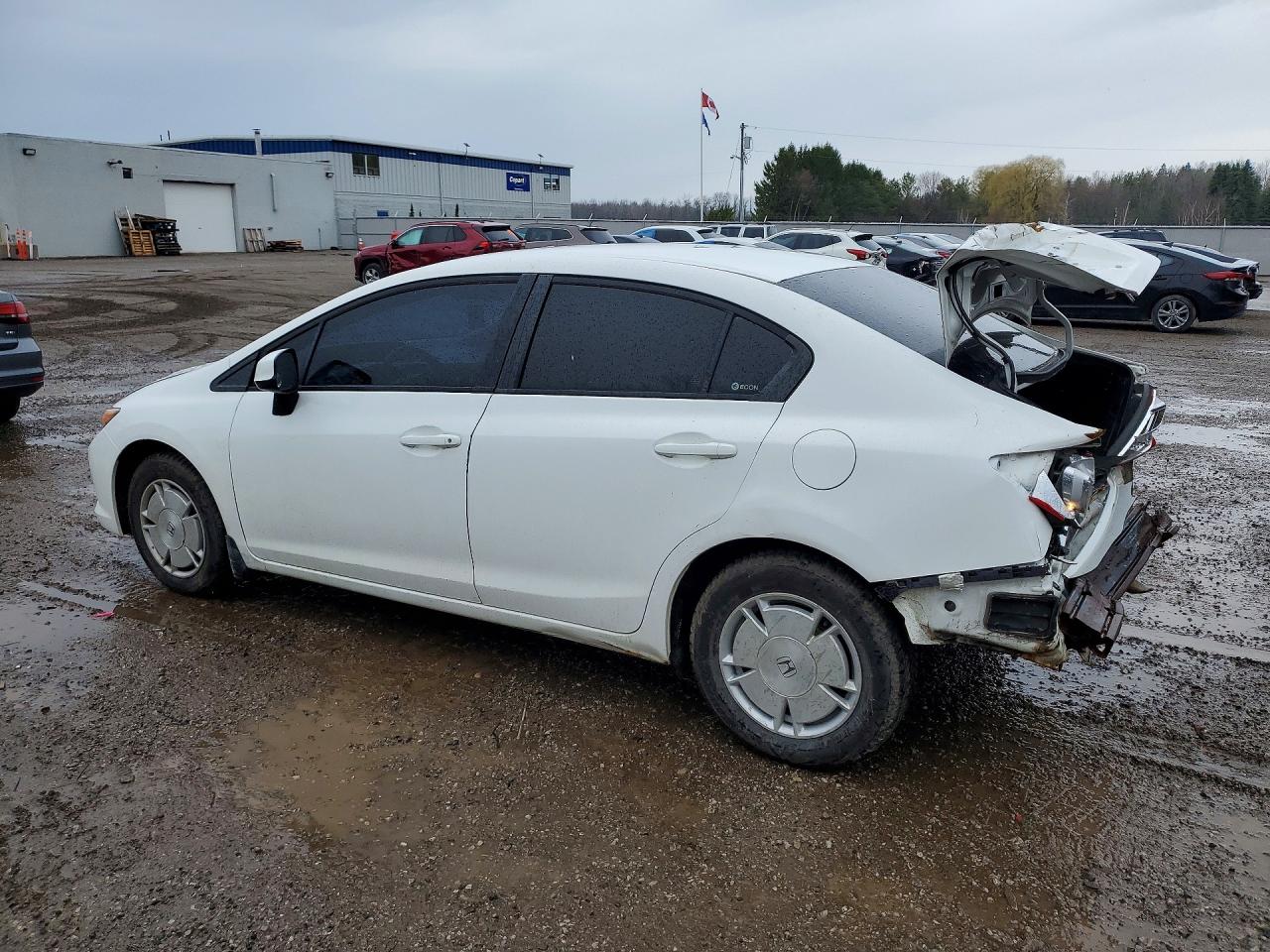 2012 Honda Civic Lx White vin: 2HGFB2F41CH112186