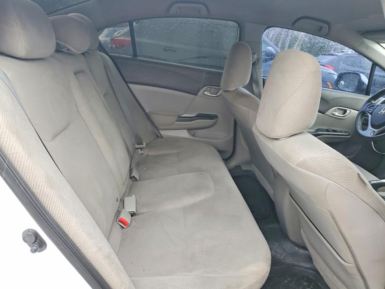 2012 Honda Civic Lx White vin: 2HGFB2F41CH112186