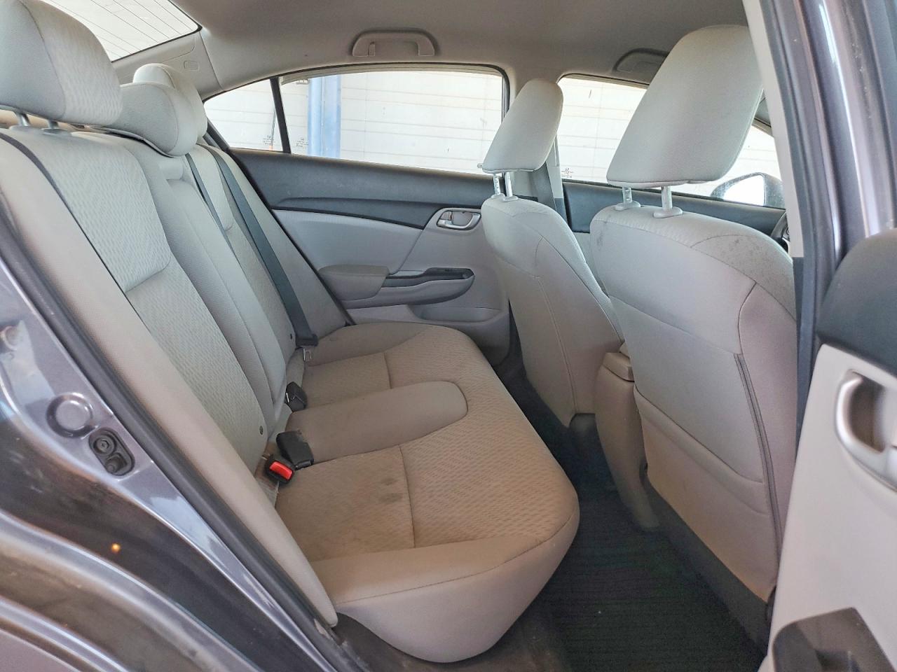 2015 Honda Civic Lx Gray vin: 2HGFB2F41FH051944