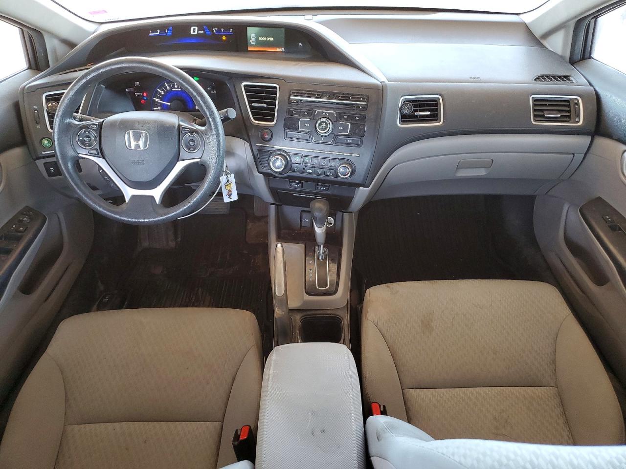 2015 Honda Civic Lx Gray vin: 2HGFB2F41FH051944