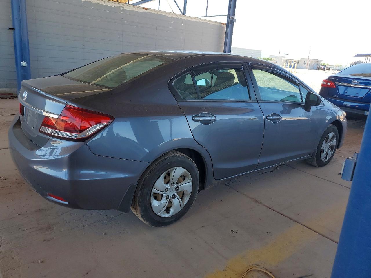 2015 Honda Civic Lx Gray vin: 2HGFB2F41FH051944