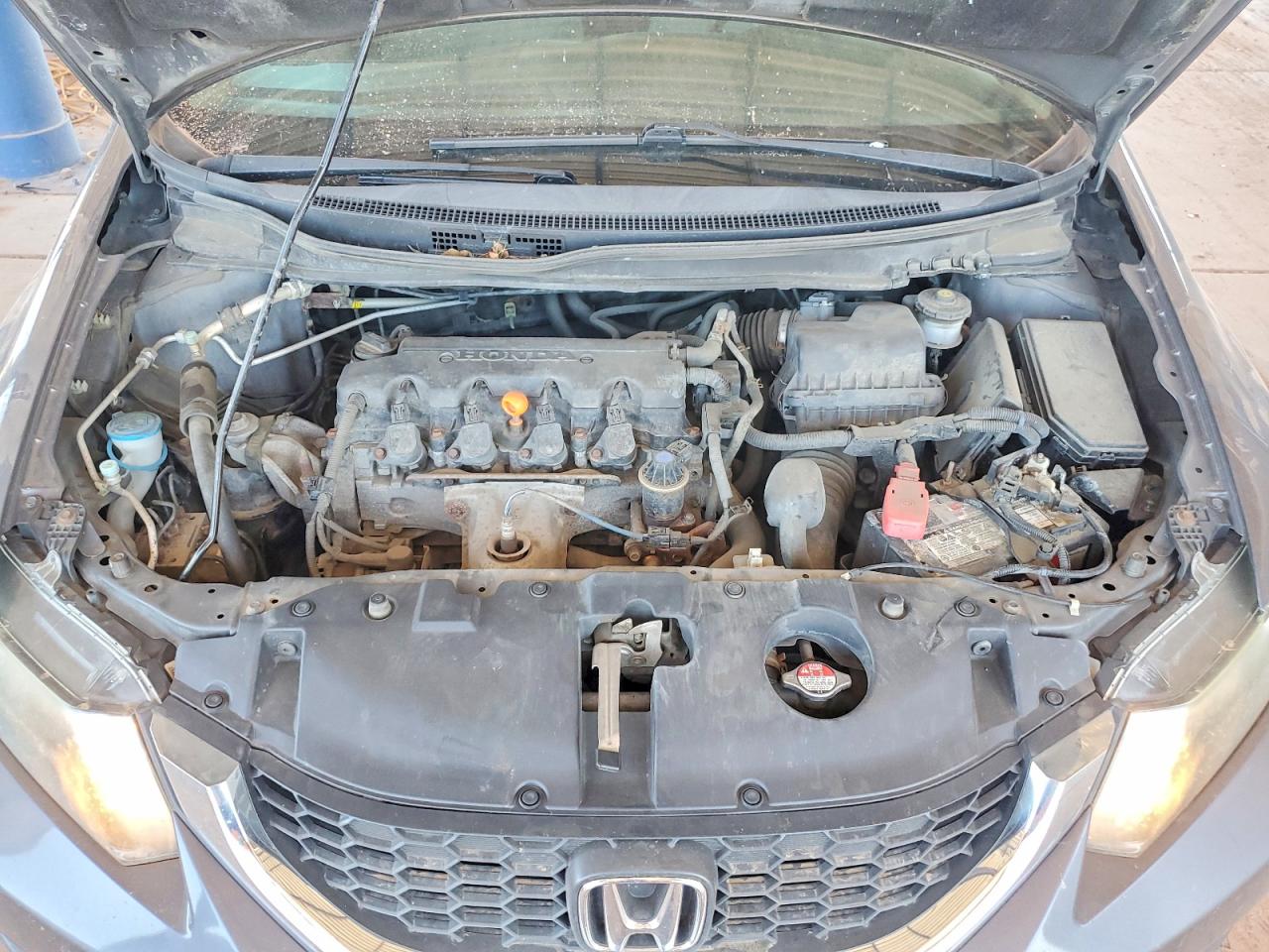 2015 Honda Civic Lx Gray vin: 2HGFB2F41FH051944