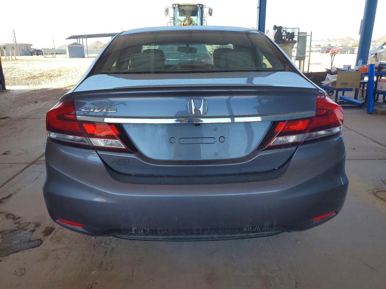 2015 Honda Civic Lx Gray vin: 2HGFB2F41FH051944