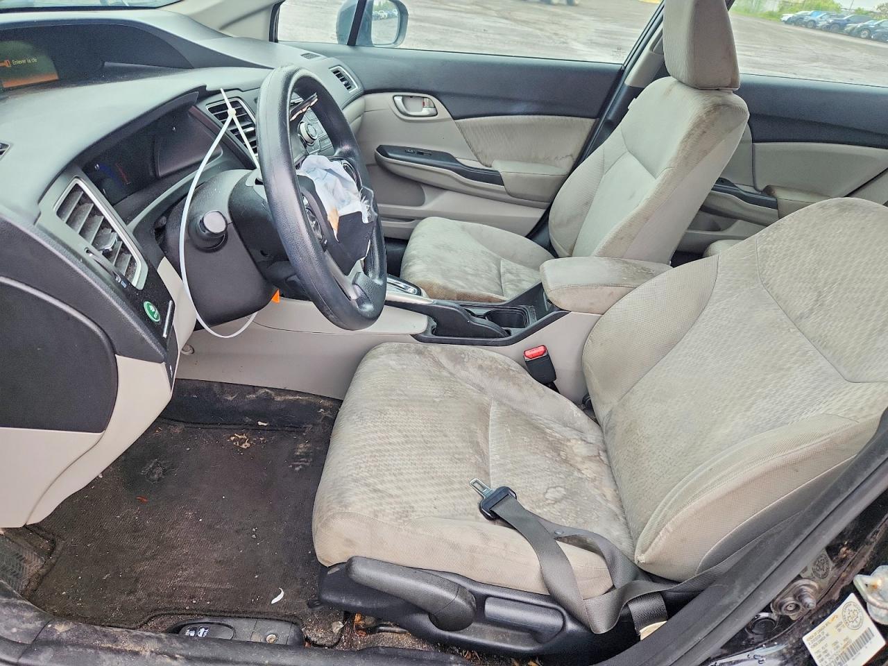 2015 Honda Civic Lx Black vin: 2HGFB2F41FH054083