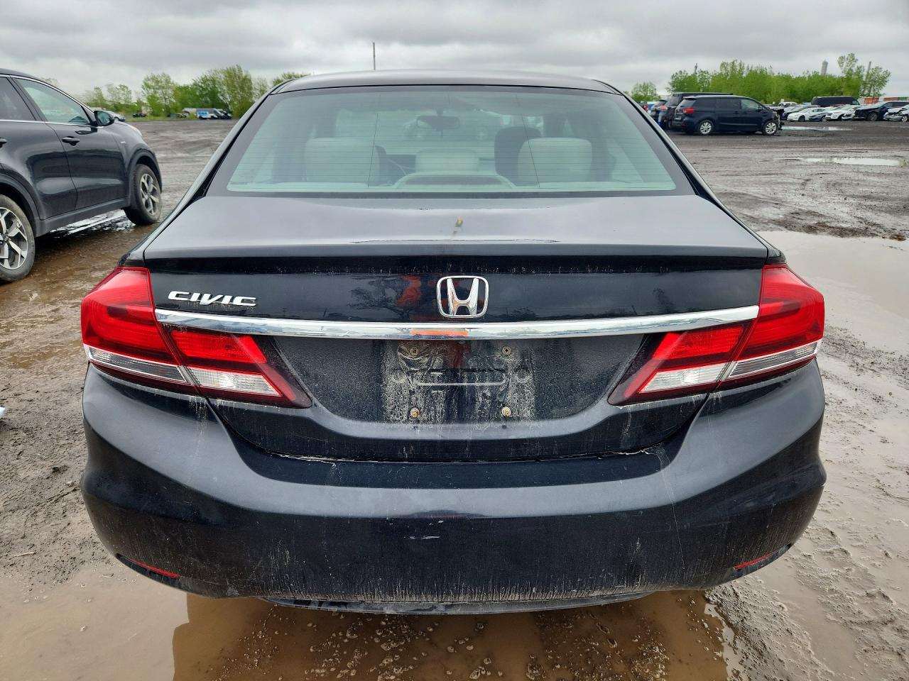 2015 Honda Civic Lx Black vin: 2HGFB2F41FH054083