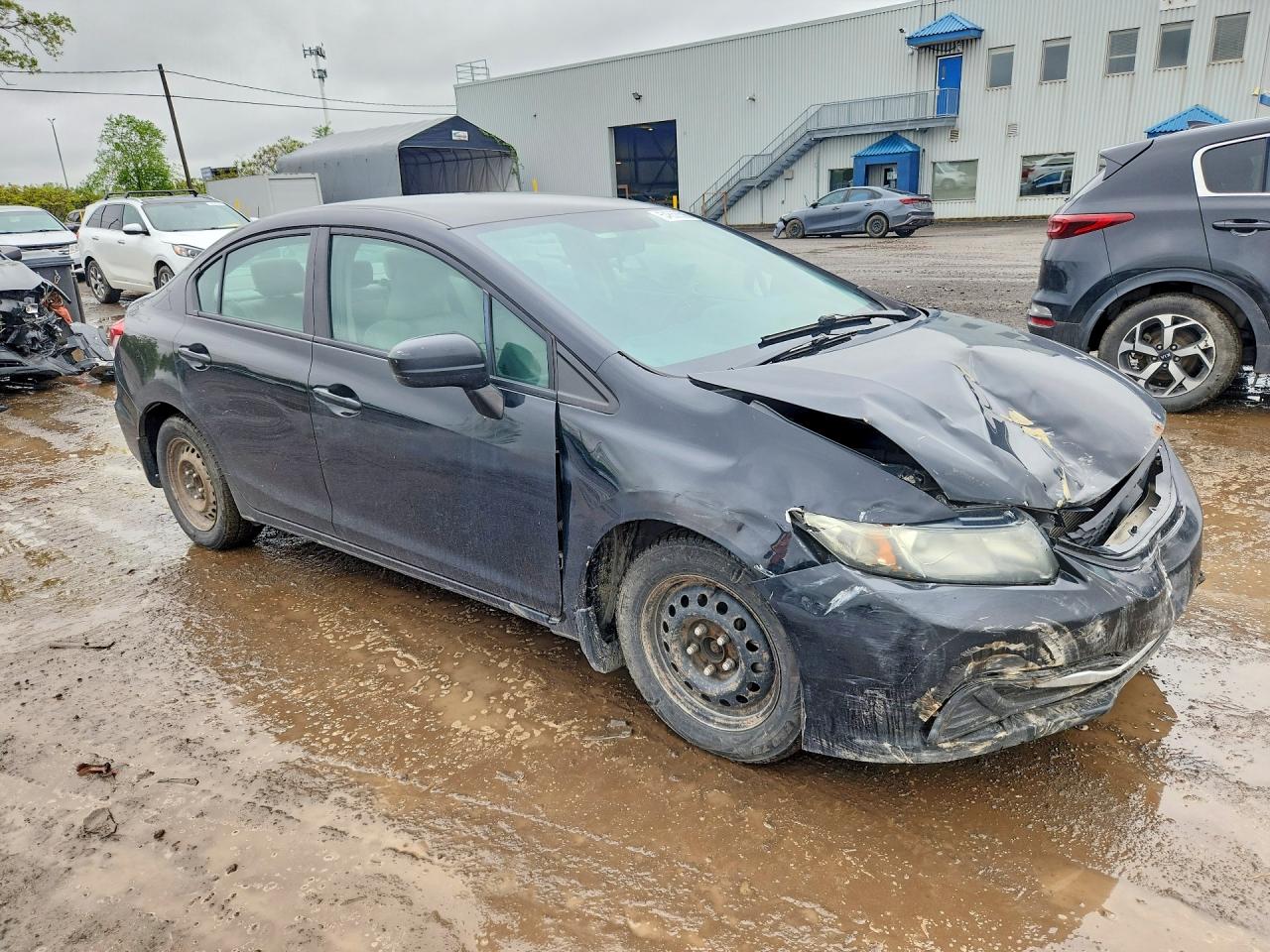 2015 Honda Civic Lx Black vin: 2HGFB2F41FH054083