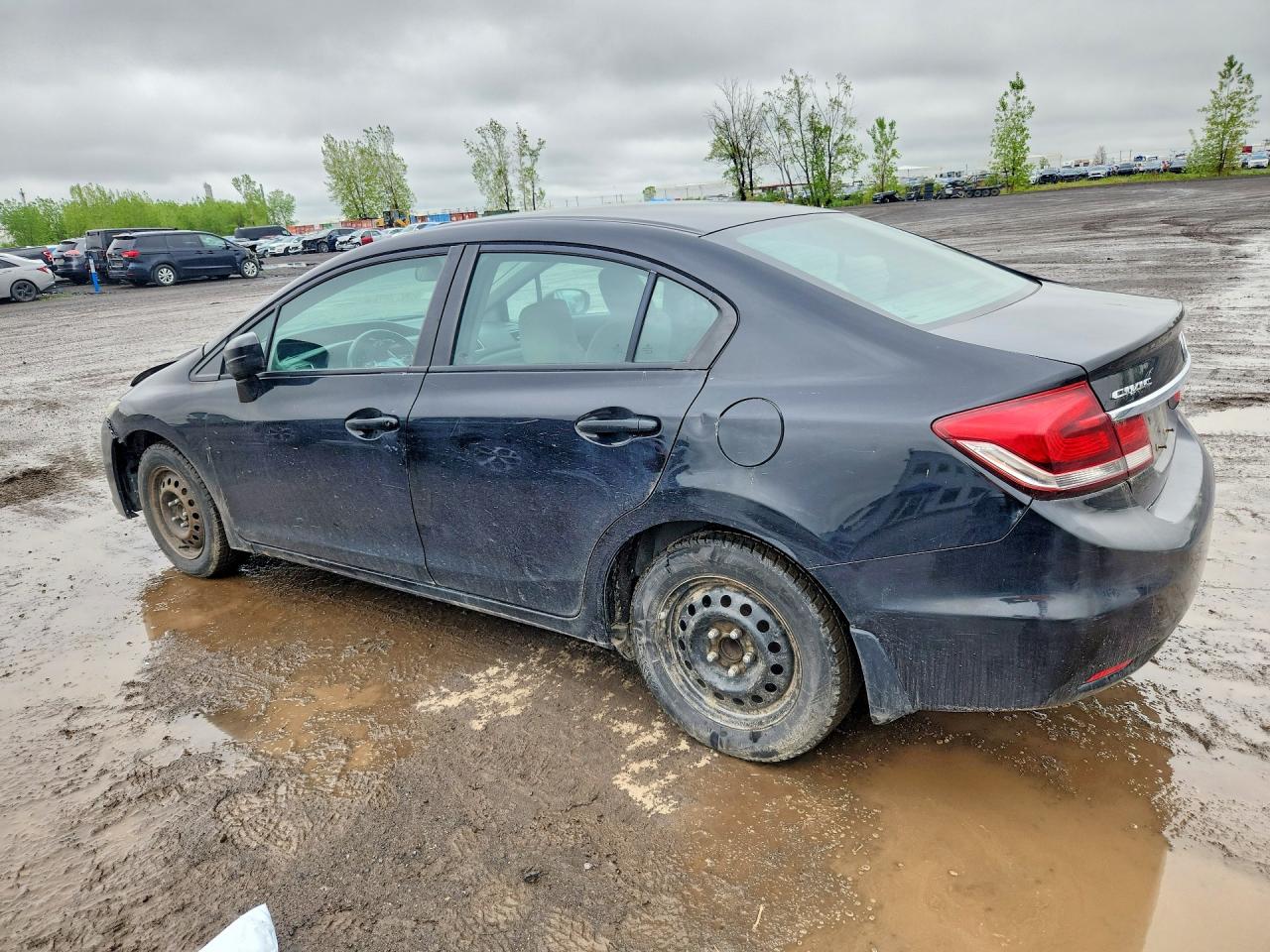 2015 Honda Civic Lx Black vin: 2HGFB2F41FH054083