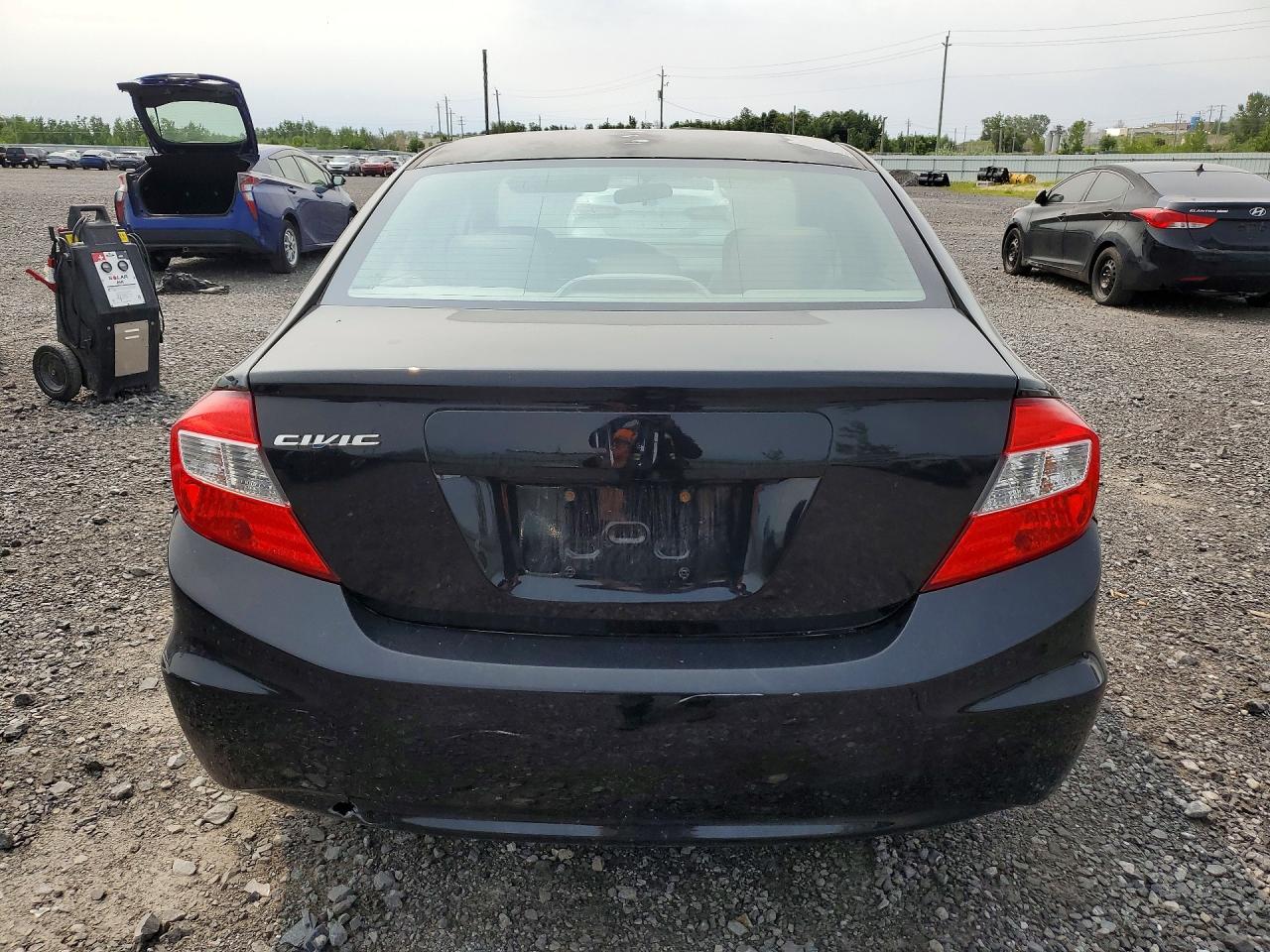 2012 Honda Civic Lx Black vin: 2HGFB2F42CH027020