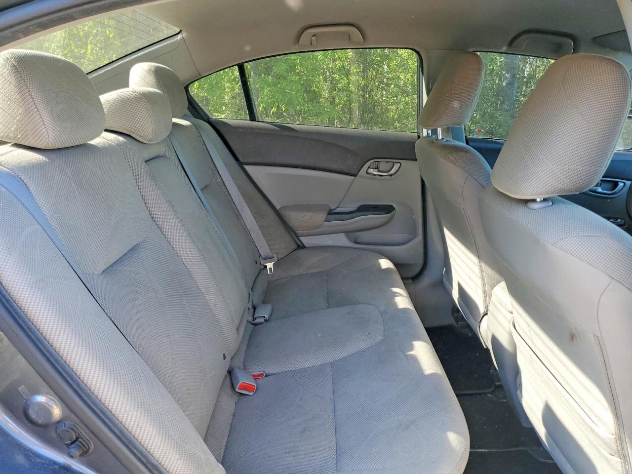 2012 Honda Civic Lx Gray vin: 2HGFB2F42CH100712