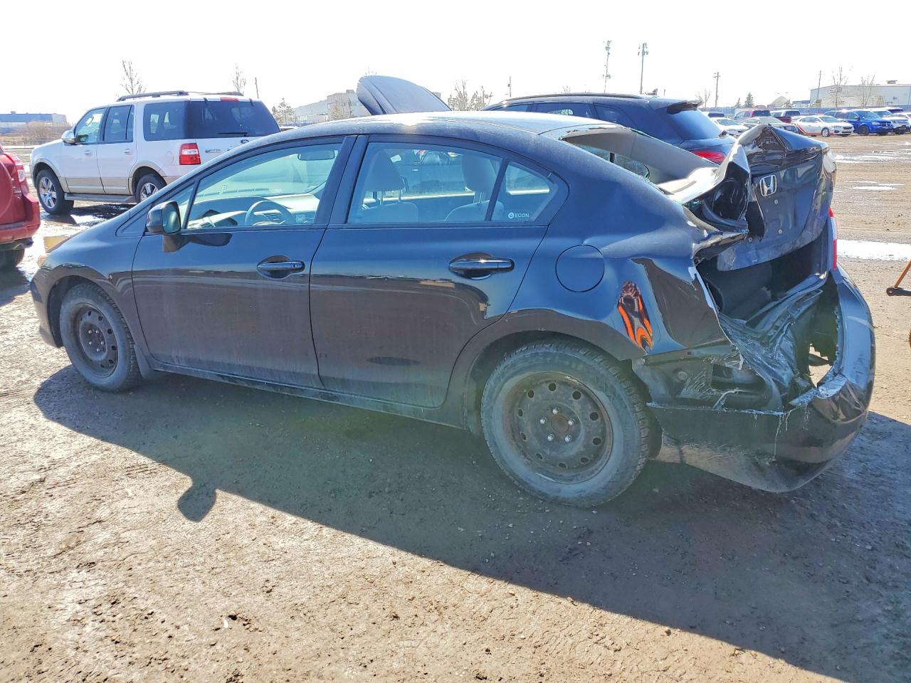 2012 Honda Civic Lx Black vin: 2HGFB2F42CH110401
