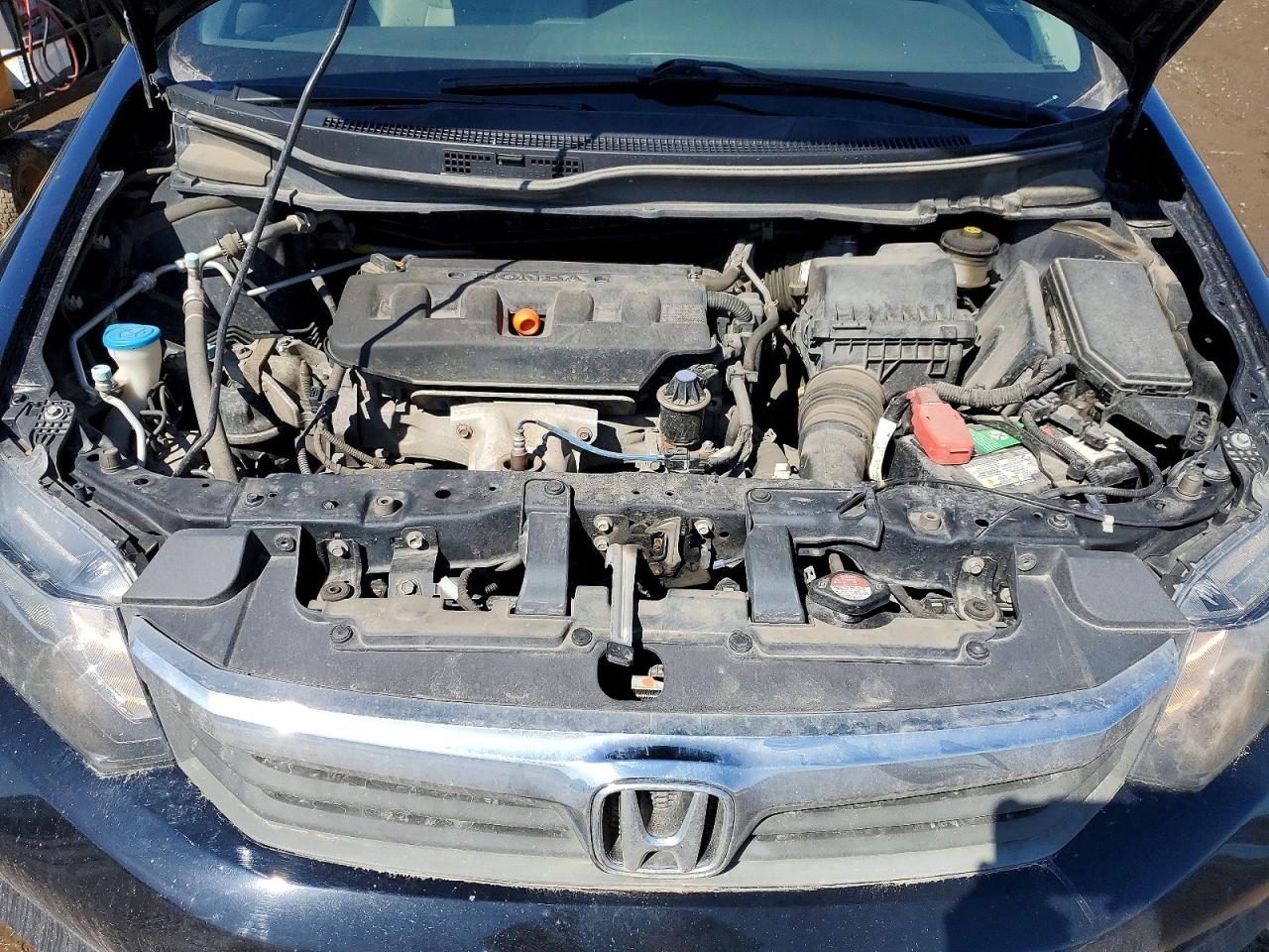 2012 Honda Civic Lx Black vin: 2HGFB2F42CH110401