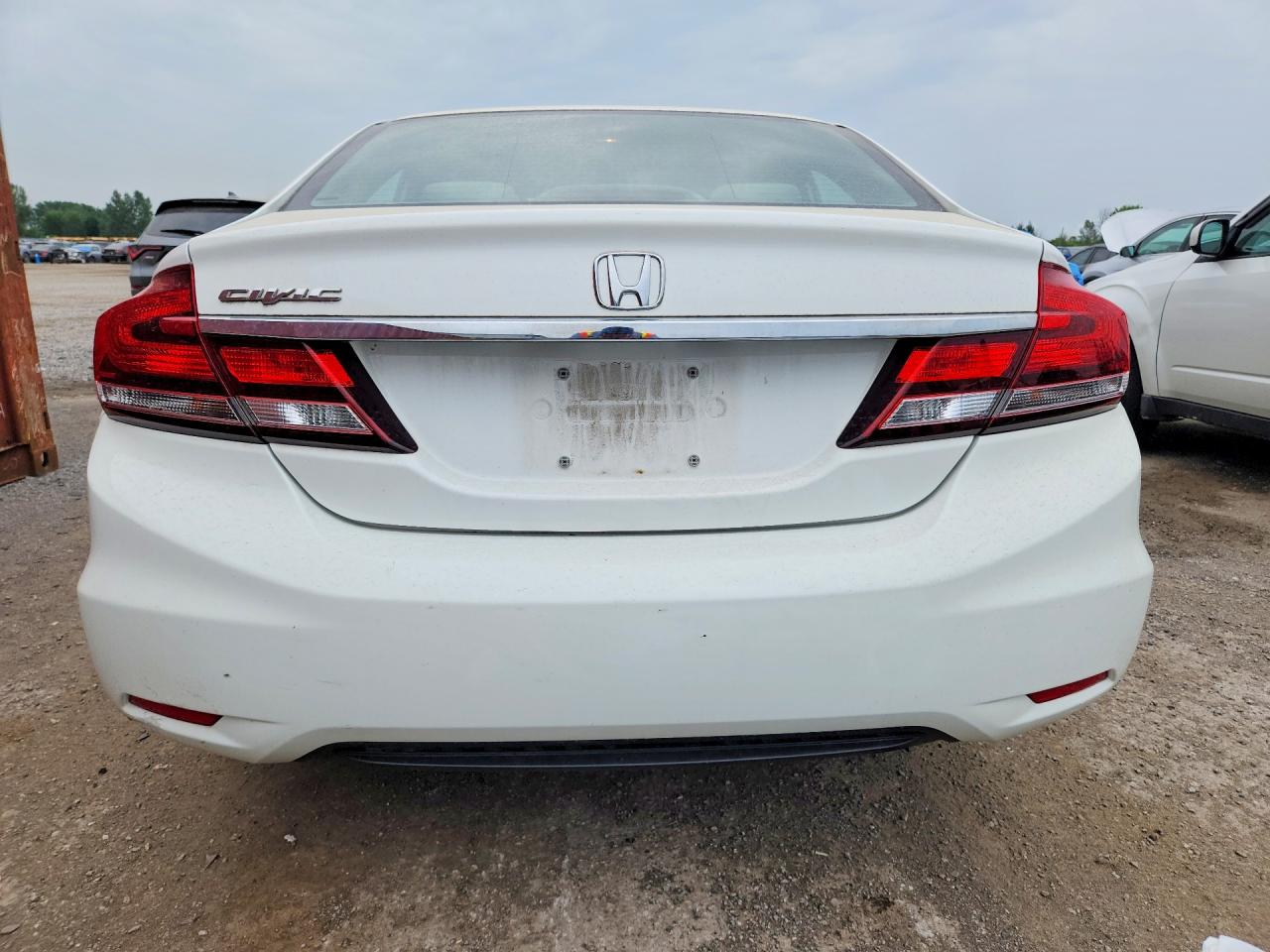 2013 Honda Civic Lx Белый vin: 2HGFB2F42DH007979