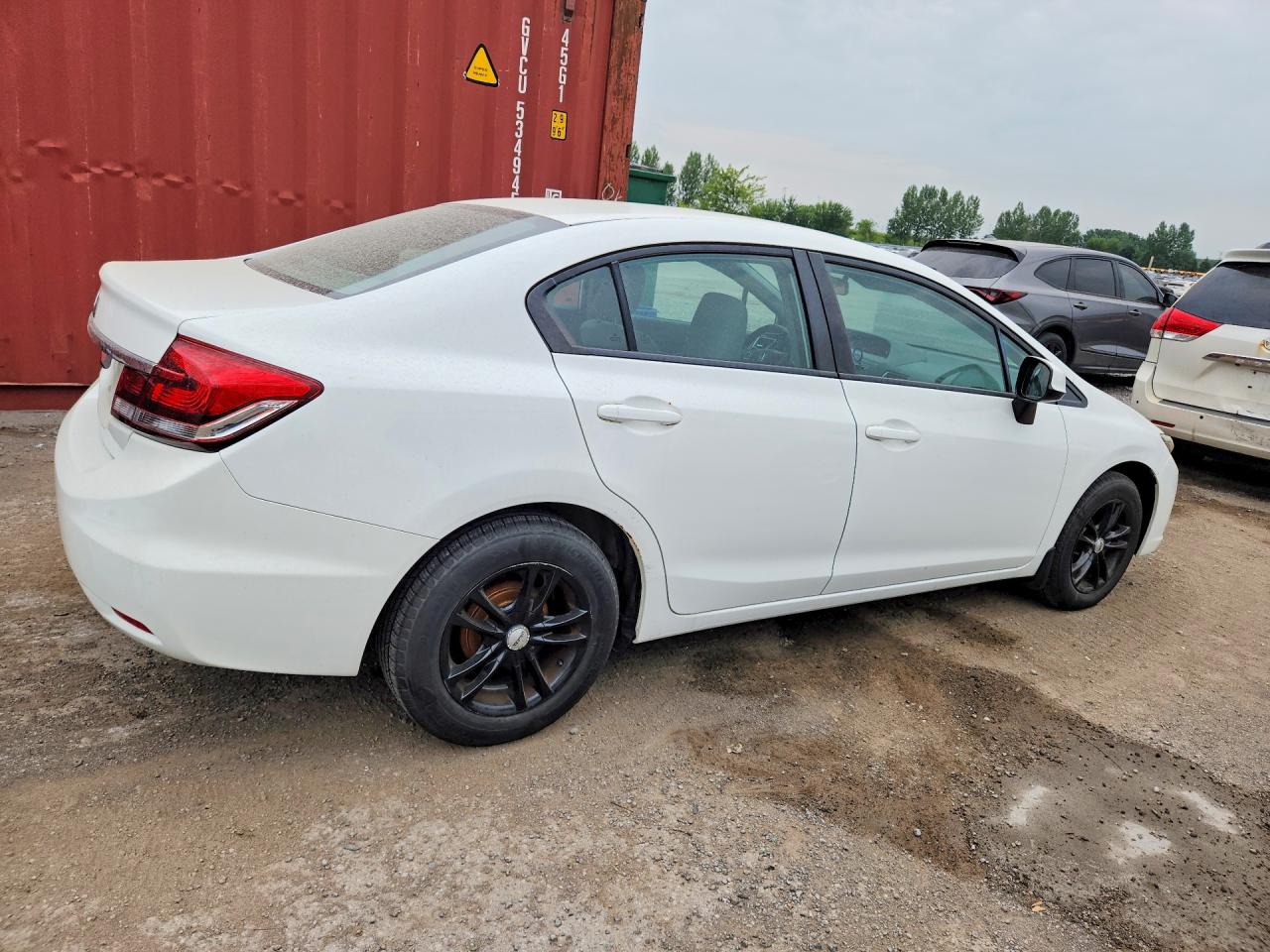 2013 Honda Civic Lx Белый vin: 2HGFB2F42DH007979